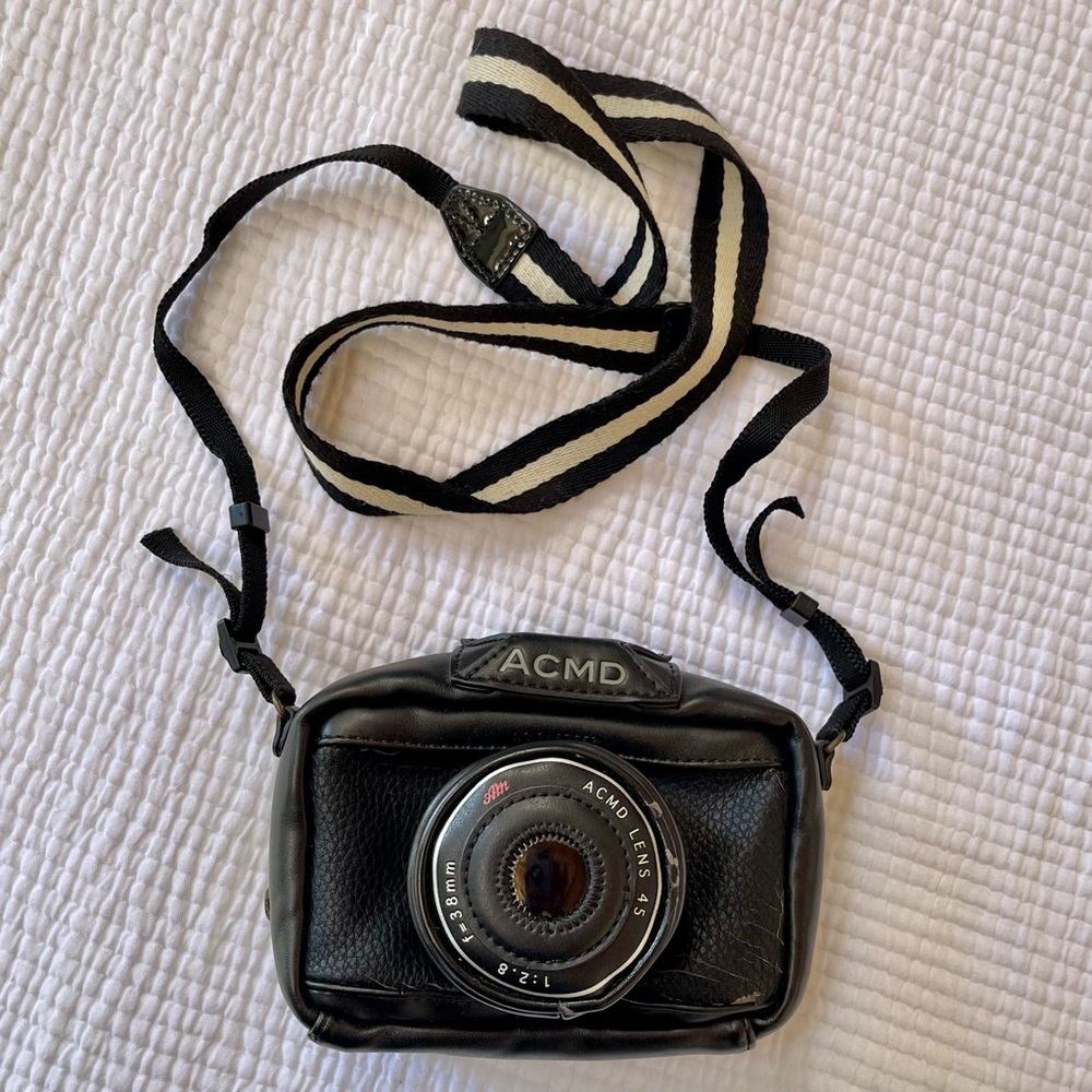 Fun Fake Camera Mini Crossbody Bag